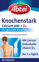 ABTEI Knochenstark Calcium 600+D3 Tabletten