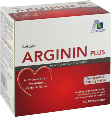 ARGININ PLUS Vitamin B1+B6+B12+Folsäure Filmtabl.