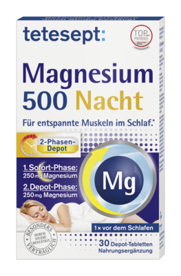 TETESEPT Magnesium 500 Nacht Tabletten