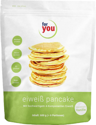 FOR YOU eiweiß pancakes Vanille Pulver