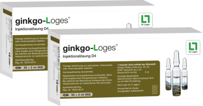 GINKGO-LOGES Injektionslösung D 4 Ampullen