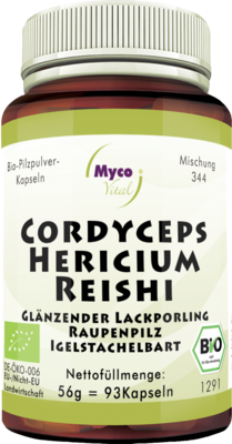 CORDYCEPS HERICIUM Reishi Pilzpulver-Kapseln Bio