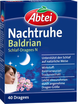 ABTEI Nachtruhe Baldrian Schlaf-Dragees N