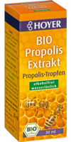 HOYER Propolis Extrakt Bio alkoholfrei wasserlösl.