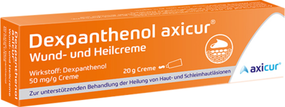 DEXPANTHENOL axicur Wund- und Heilcreme 50 mg/g