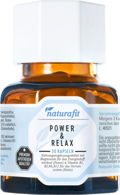 NATURAFIT Power & Relax Aschw.Rhod.OPC Q10 BVit.Mg