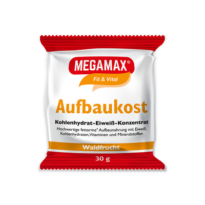 MEGAMAX Aufbaukost Waldfrucht Pulver