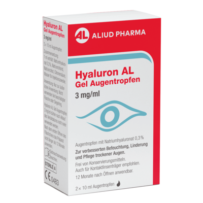 HYALURON AL Gel Augentropfen 3 mg/ml