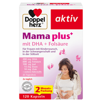 DOPPELHERZ Mama plus mit DHA+Folsäure Kapseln