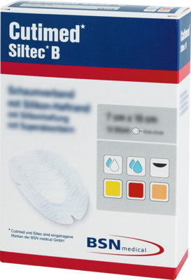 CUTIMED Siltec B Schaumverb.7x10 cm oval