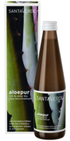 ALOEPUR Saft Einzelflasche mit Glas