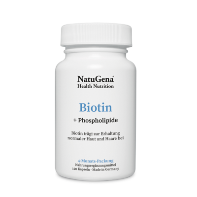 BIOTIN HOCHDOSIERT+Lecithin vegan Kapseln