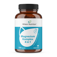 MAGNESIUM KOMPLEX 4in1 hochdosiert vegan Kapseln