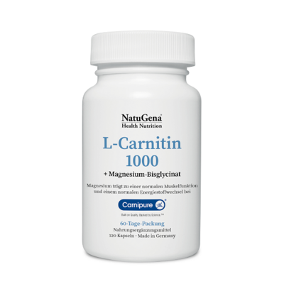 L-CARNITIN 1000 Carnipure+Magnesium vegan Kapseln