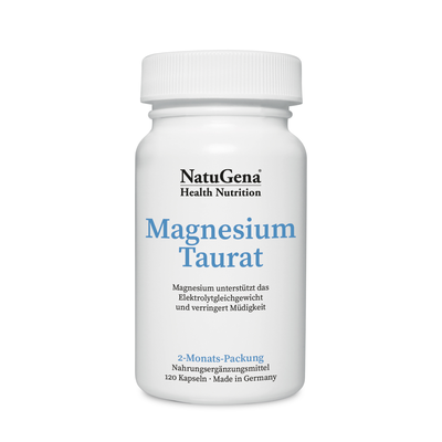 MAGNESIUM TAURAT hochdosiert+vegan Kapseln